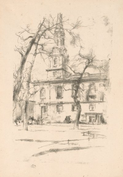 St. Giles-in-the-Fields tekijältä James Abbott McNeill Whistler