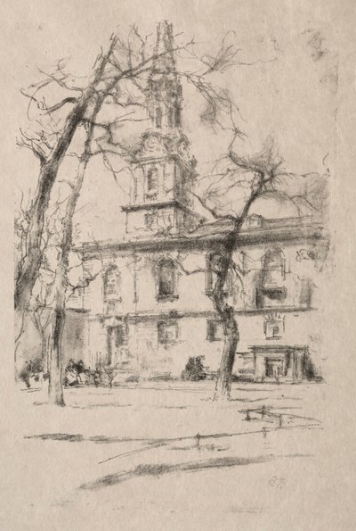 St. Giles-in-the-Fields tekijältä James McNeill Whistler