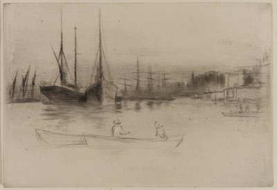 Höyrylaivat pois Towerista tekijältä James Abbott McNeill Whistler