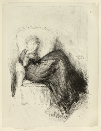 Tutkimus: Maud istuu tekijältä James Abbott McNeill Whistler