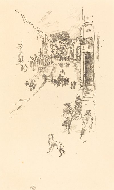 Sunnuntai, Lyme Regis tekijältä James Abbott McNeill Whistler