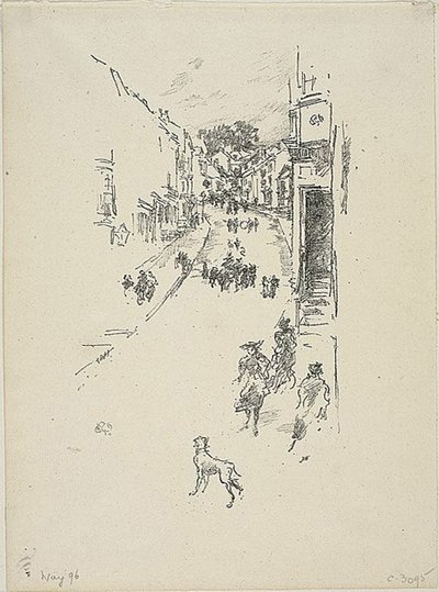 Sunnuntai, Lyme Regis tekijältä James Abbott McNeill Whistler