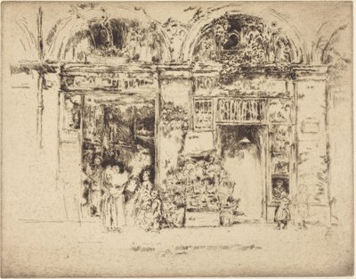 Auringonkukkia, Rue des Beaux-Arts tekijältä James McNeill Whistler