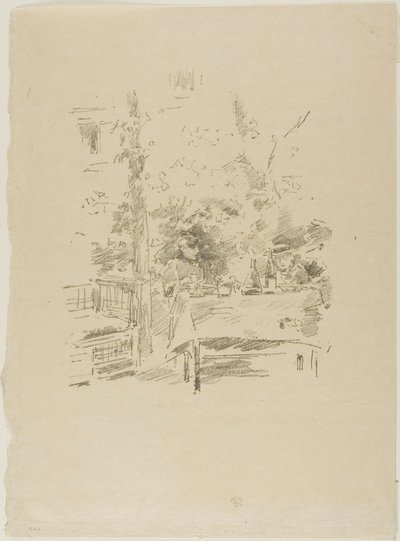 Tête-à-tête puutarhassa tekijältä James McNeill Whistler