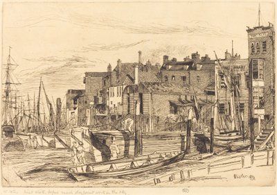 Thamesin poliisi tekijältä James Abbott McNeill Whistler