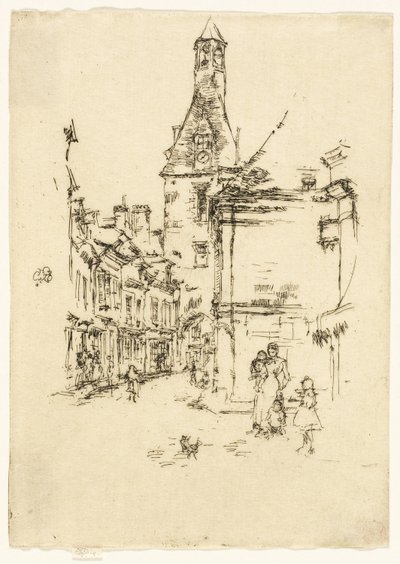 Kellotorni - Amboise tekijältä James Abbott McNeill Whistler