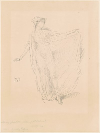 Tanssiva tyttö tekijältä James Abbott McNeill Whistler