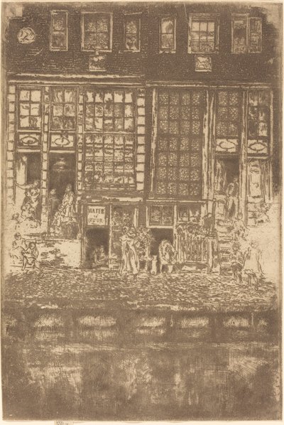 Brodeerattu verho tekijältä James Abbott McNeill Whistler