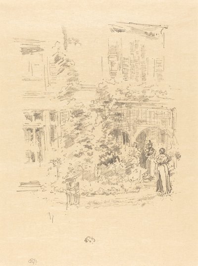 Puutarhan kuisti tekijältä James Abbott McNeill Whistler