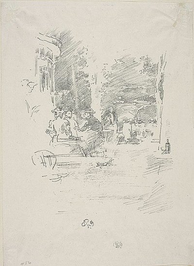 Little Café au Bois tekijältä James Abbott McNeill Whistler