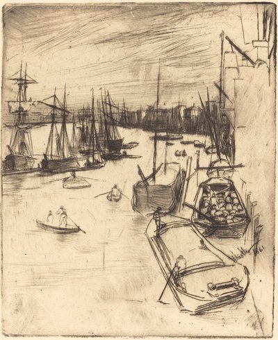 Pikku Rotherhithe tekijältä James Abbott McNeill Whistler