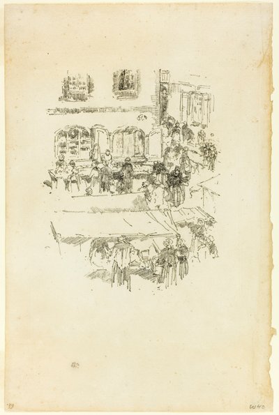 Markkinapaikka, Vitre tekijältä James McNeill Whistler