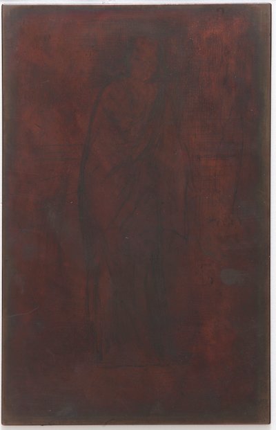 Malli lepää: painolevy/lohko tekijältä James Abbott McNeill Whistler