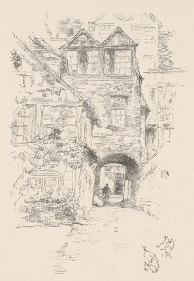 Papin talo, Rouen tekijältä James McNeill Whistler