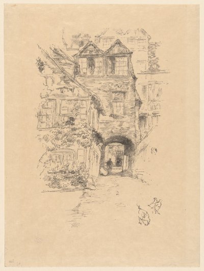 Papin talo, Rouen tekijältä James McNeill Whistler