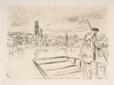 Tasapohjainen vene tekijältä James McNeill Whistler