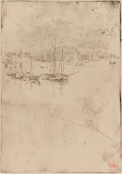 Höyrylaiva, Venetsia tekijältä James Abbott McNeill Whistler