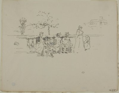 The Terrace, Luxemburg tekijältä James Abbott McNeill Whistler