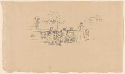 The Terrace, Luxemburg tekijältä James Abbott McNeill Whistler