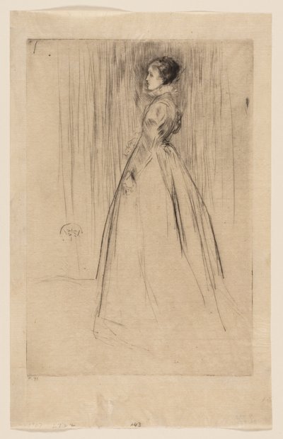 Samettimekko (rouva Leyland) tekijältä James McNeill Whistler