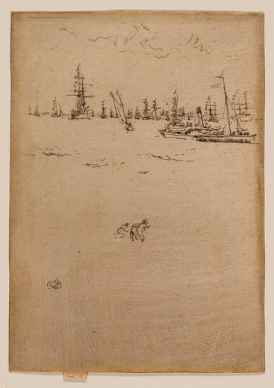 Vierailijoiden vene tekijältä James McNeill Whistler
