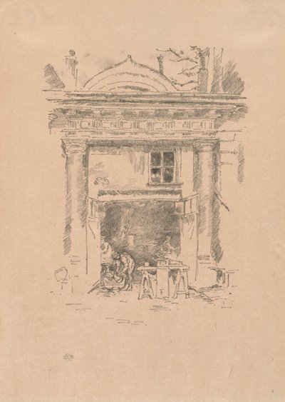 The Whitesmiths, Impasse des Carmélites tekijältä James McNeill Whistler