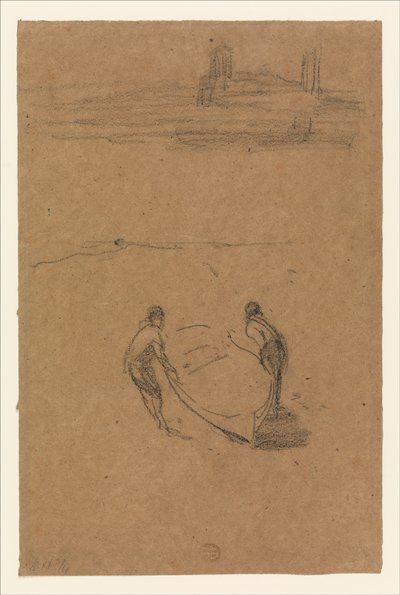Zwei Männer und ein Boot tekijältä James McNeill Whistler