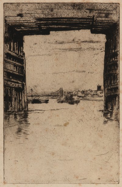 Vanhan Battersean sillan alla tekijältä James Abbott McNeill Whistler