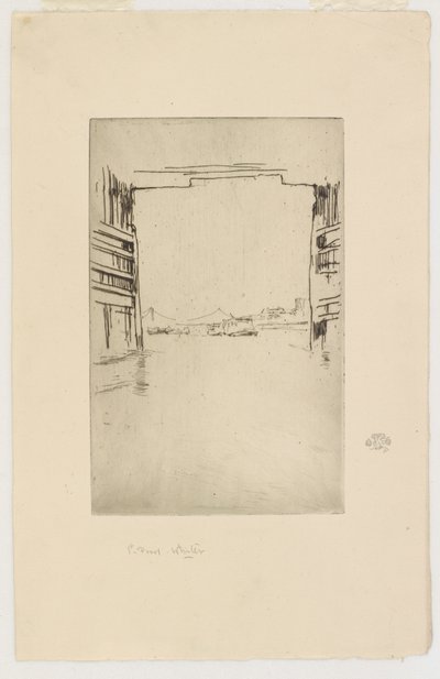 Vanhan Battersean sillan alla tekijältä James Abbott McNeill Whistler