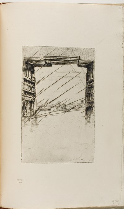 Vanhan Battersean sillan alla tekijältä James Abbott McNeill Whistler