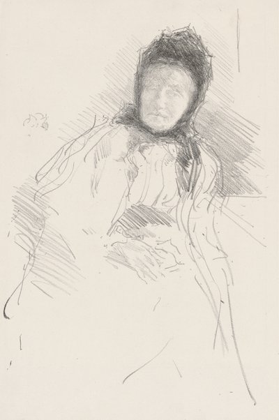 Keskeneräinen luonnos Lady Hadenista tekijältä James Abbott McNeill Whistler