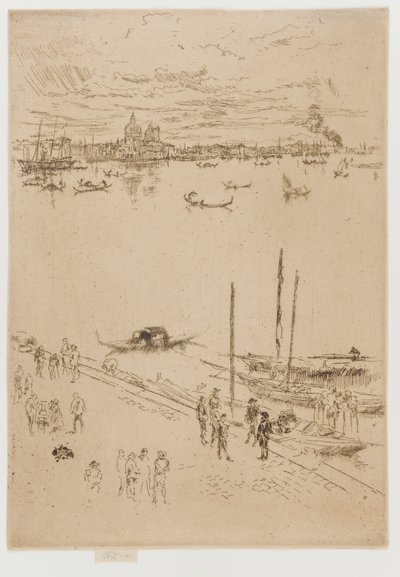 Pystysuora Venetsia tekijältä James Abbott McNeill Whistler