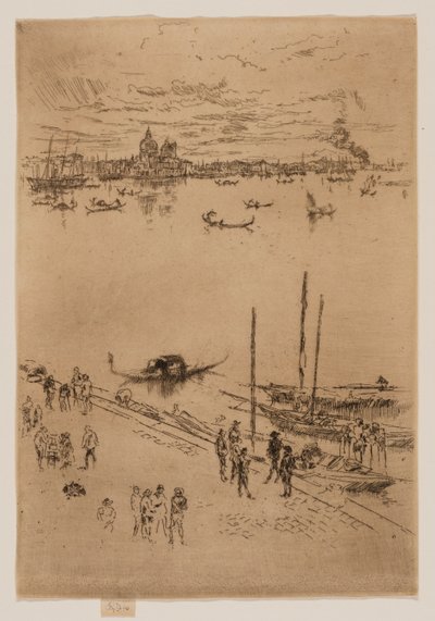 Pystysuora Venetsia tekijältä James Abbott McNeill Whistler