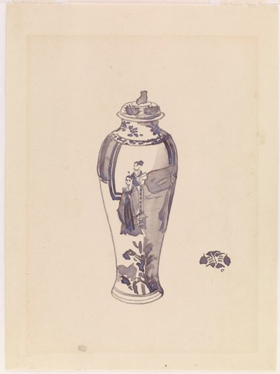Maljakko hieman pullistuneella rungolla tekijältä James Abbott McNeill Whistler