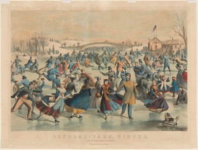 Central Park, Talvi: Luistelulampi tekijältä James Merritt Ives