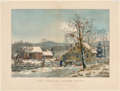 New England Winter Scene tekijältä James Merritt Ives