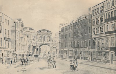 Temple Barin länsipuolella, 1772, 1920 tekijältä James Miller