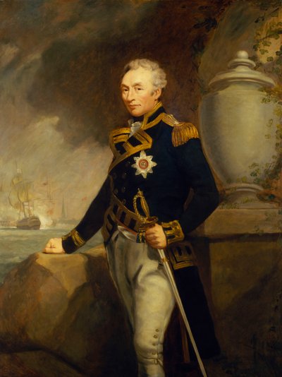 kontra-amiraali Sir Thomas Graves (1680-1755) tekijältä James Northcote