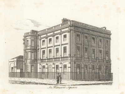 Harewood House, Hanover Square, Lontoo tekijältä James Peller Malcolm