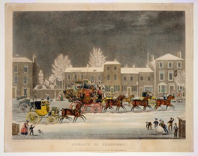 The Approach to Christmas, kaiverrettu George Hunt tekijältä James Pollard