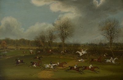 St Albans Grand Steeplechase 8. maaliskuuta 1832, 1832-33 tekijältä James Pollard
