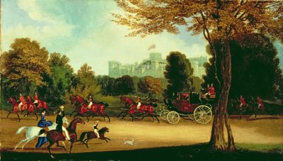 William IV ajaa Windsor Parkissa tekijältä James Pollard