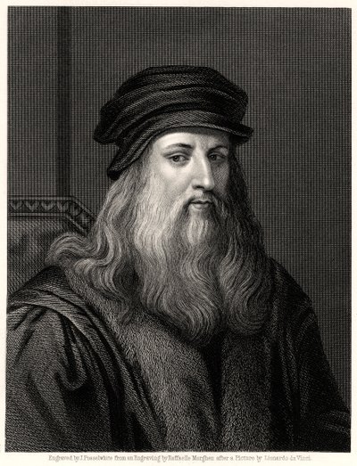 Leonardo da Vinci, 1800-luku tekijältä James Posselwhite