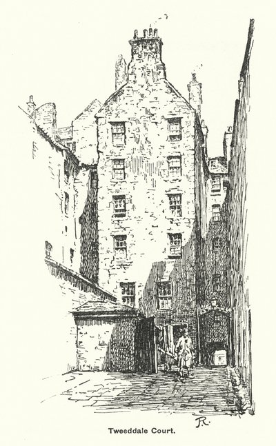 Tweeddale Court (litho) tekijältä James Riddel