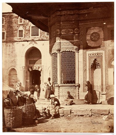 "Seraljin keisarillinen portti" [Istanbul. Ahmed III:n suihkulähde Topkapın palatsin portilla] tekijältä James Robertson