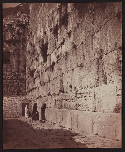 Juutalaisten rukouspaikka [Jerusalem. Itkumuuri (Länsimuuri)] tekijältä James Robertson