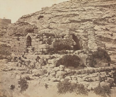 Joabin kaivo, Jerusalem, 1857. tekijältä James Robertson