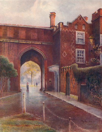 "Gateway of Richmond Palace", 1910, 1914 tekijältä James S Ogilvy