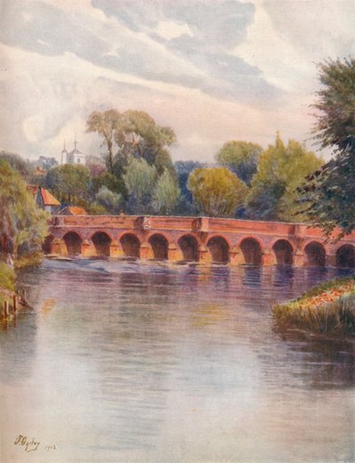 "Leatherhead Bridge", 1912, 1914 tekijältä James S Ogilvy
