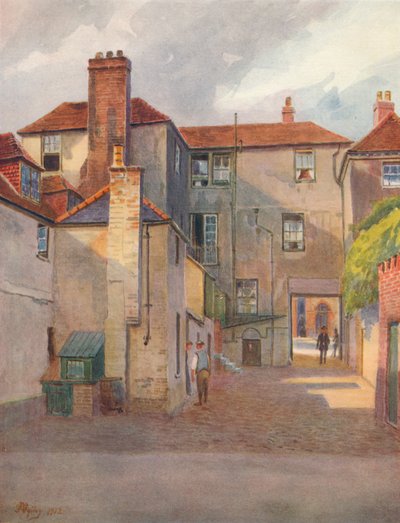 "The Swan Yard, Reigate", 1912, 1914 tekijältä James S Ogilvy